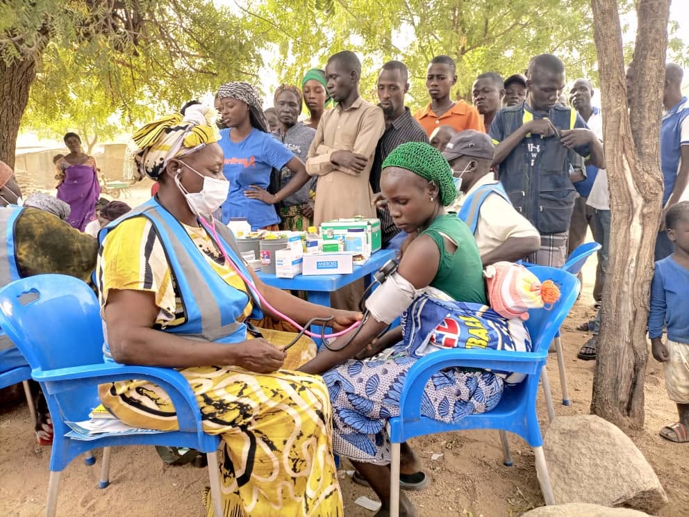 Sorasun Foundation team at a community health campaign